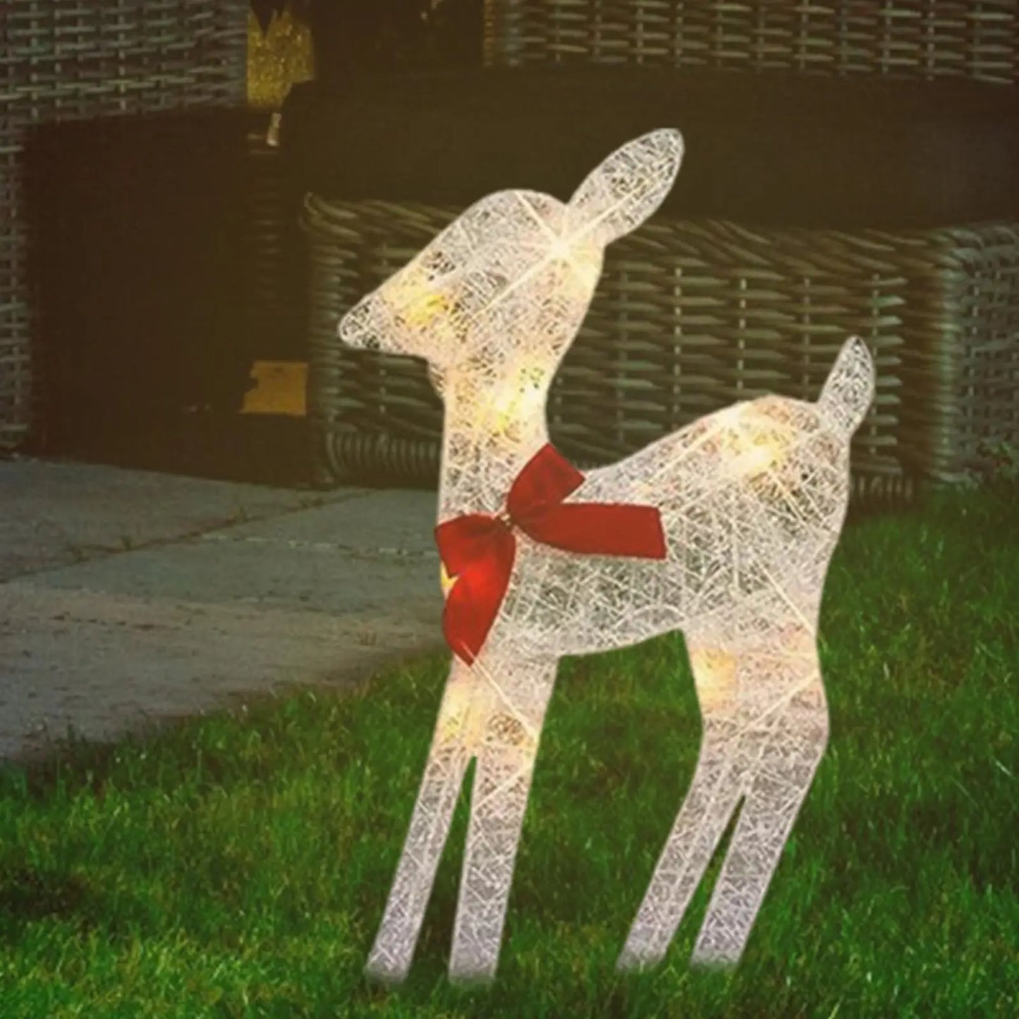 Lighted Deer Yard Decoration Waterproof Festive Decor Christmas Deer
