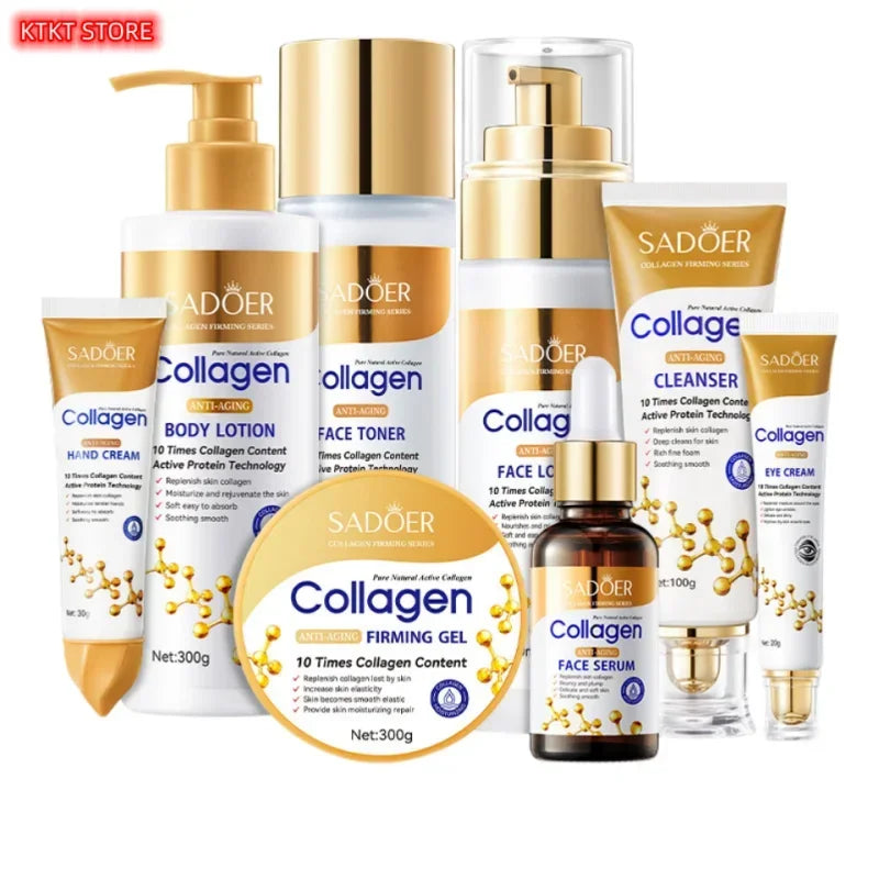 Collagen Moisturizing Essence Body Lotion Face Cream Eye Cream Toner