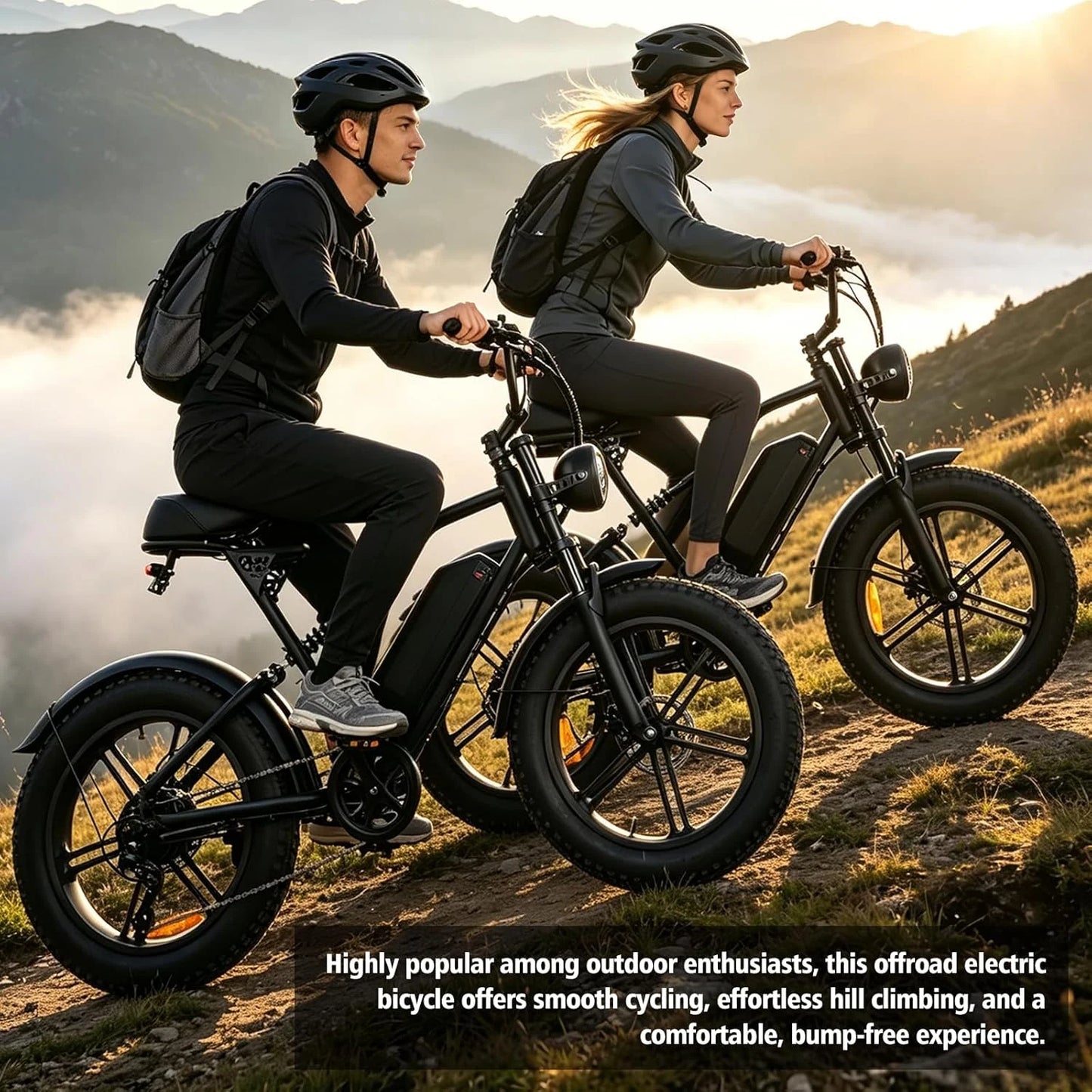 Electric Bike 20"x4.0 Fat Tire Ebike for Adults 1500W Peak Electric Mountain Bike 32mph E bike UL 2849