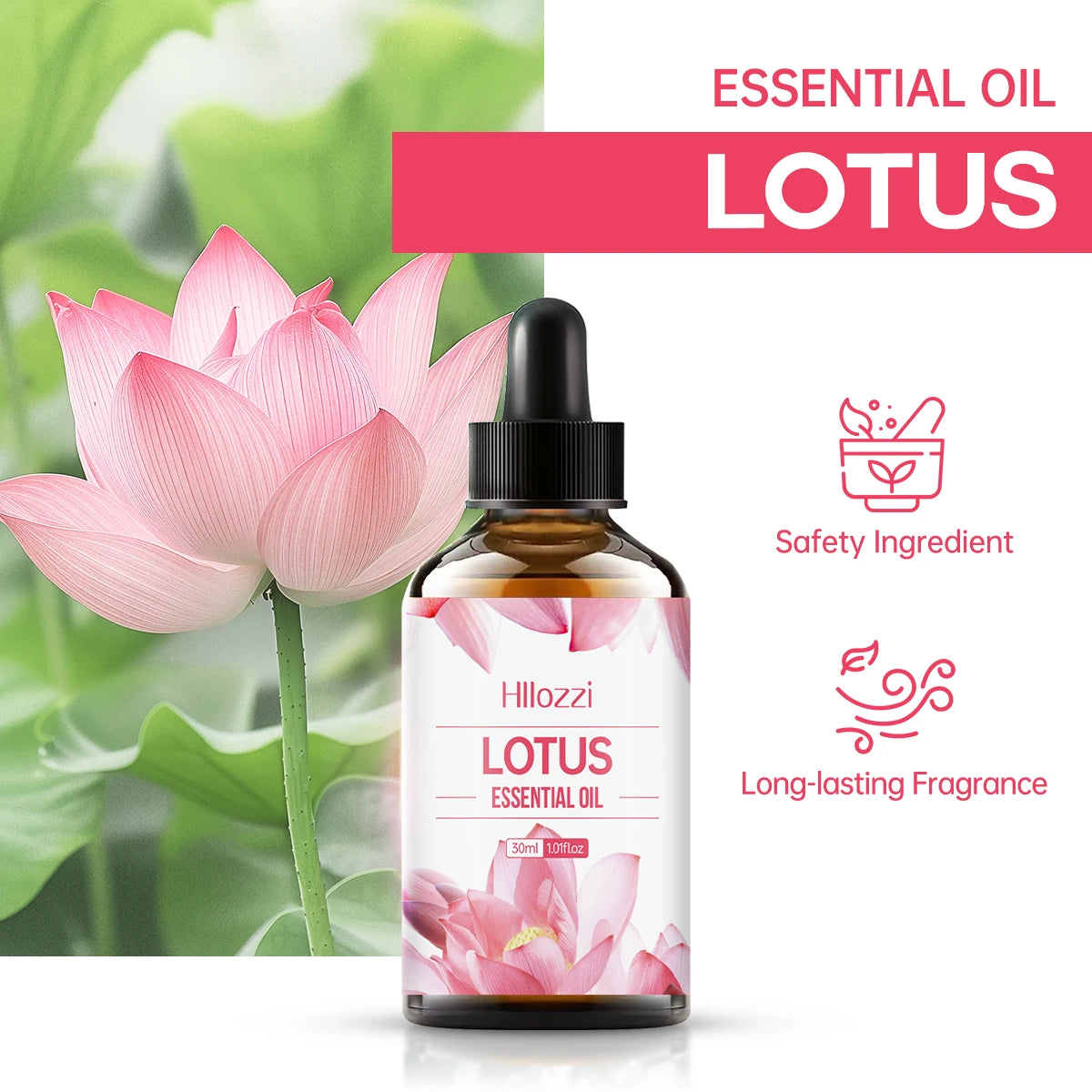 Lotus Essential Oil - Moisturizing, Hydrating Deep Treatment Oil