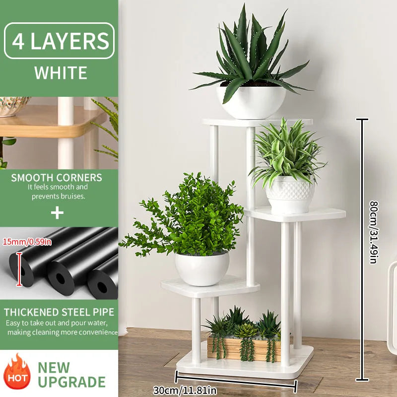 Plant Stand 4/5/6 Tier Flower Shelf Display Rack