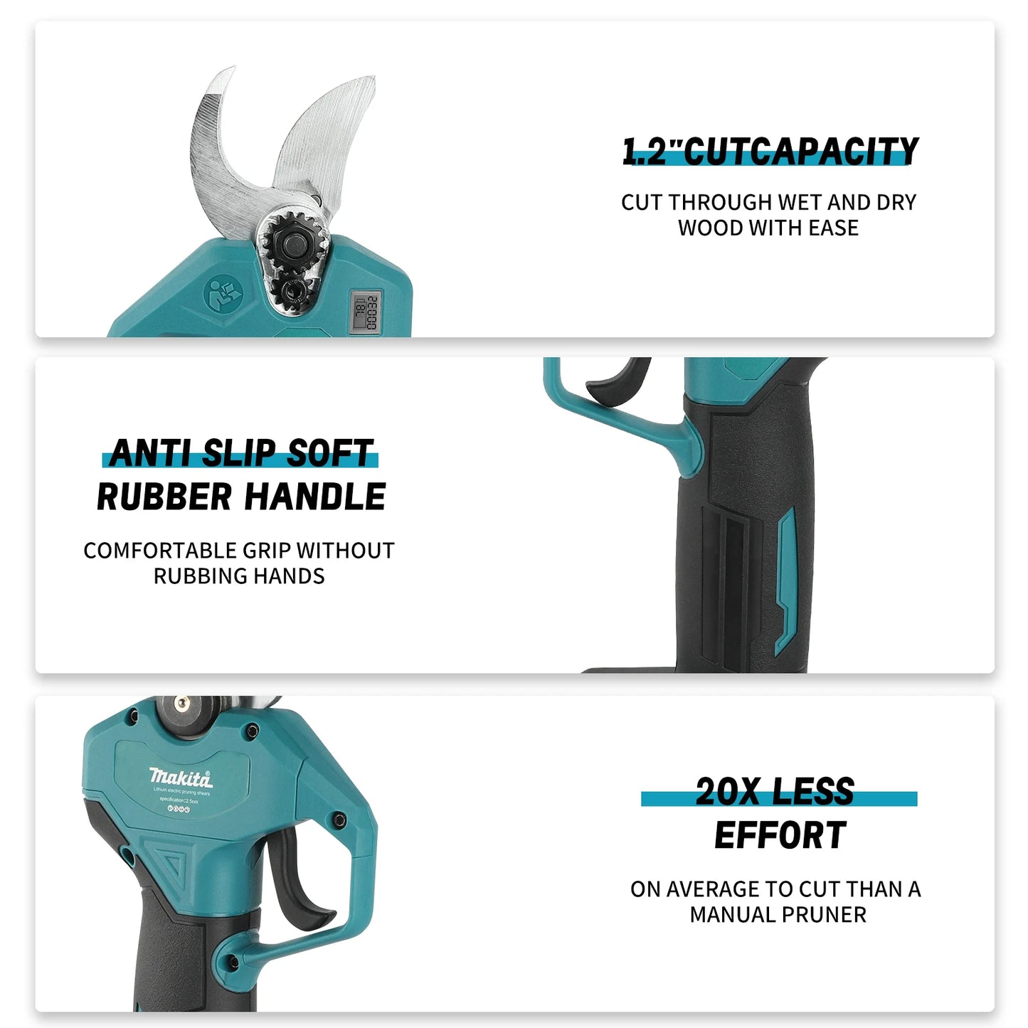 Makita Brushless Electric Pruning Shears for Makita 18V
