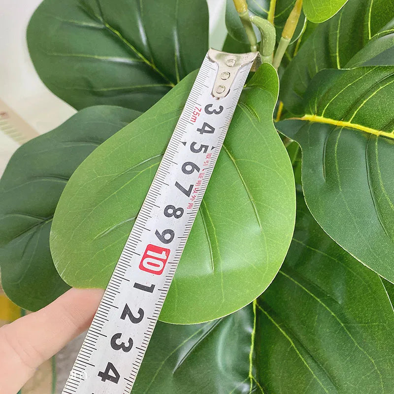 59in Large Artificial Ficus Tree Tropical Plants Green Palm Leafe's Big Monstera Tree Branch
