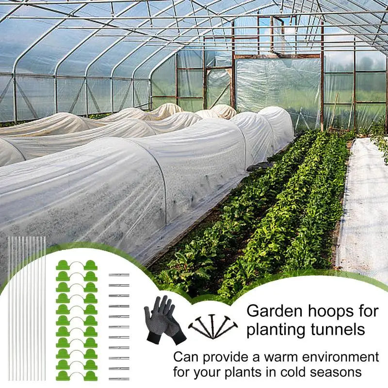 Greenhouse Hoops Long Greenhouse Hoops Grow Tunnel Garden Bed Stakes