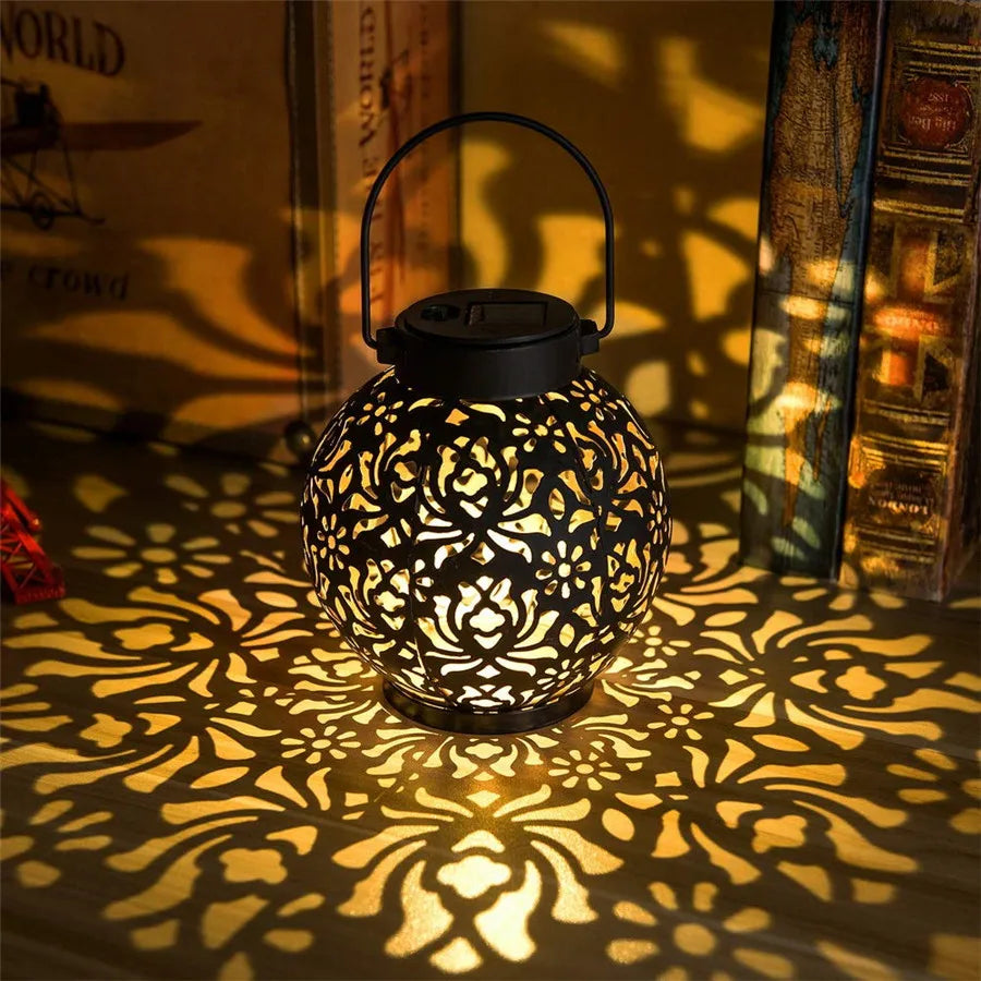 Solar Powered Pattern Lighted Ornaments