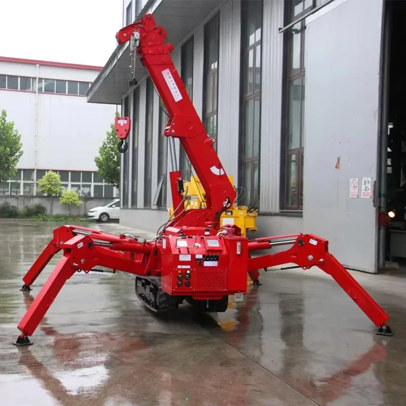 Spider Crane 360 Spin 8-20m 1.5t Mini Crane Towable Telescopic Boom Lift