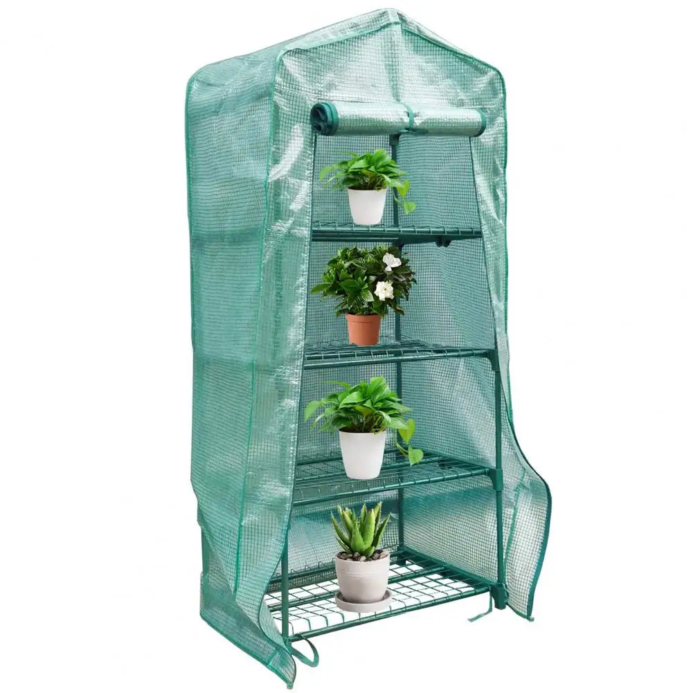 Portable PVC Greenhouse Cover Foldable Anti-Aging Greenhouse Cover Frame not included