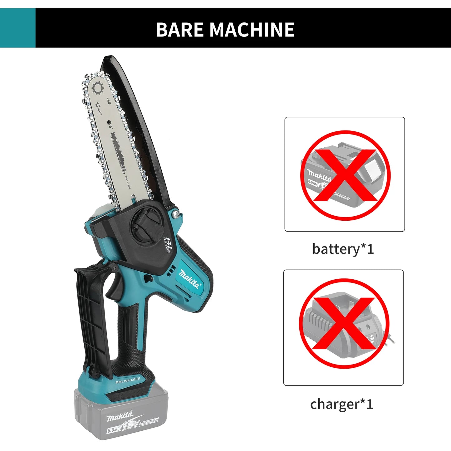Makita 18V Cordless 6 inch Chainsaw