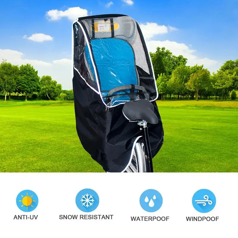 Waterproof Bike Child Seat Rain Canopy…