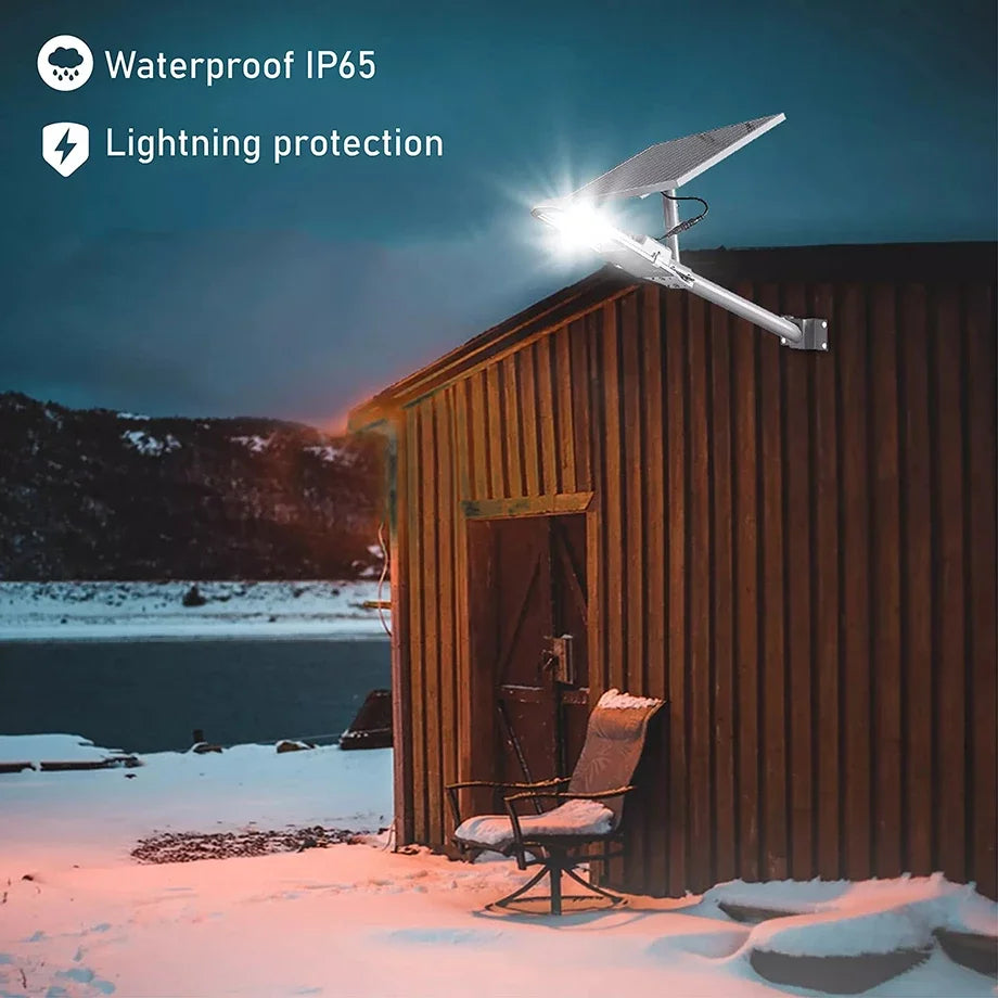 200W Powerful Outdoor Solar 6000mah Waterproof Automatic Dusk to Dawn Street Light