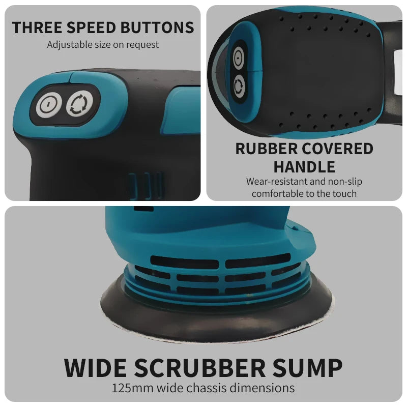 Makita Cordless 18V Rechargeable Random Orbital Disc Sander