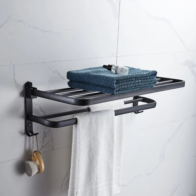 Wall Mount Aluminum Towel Rack