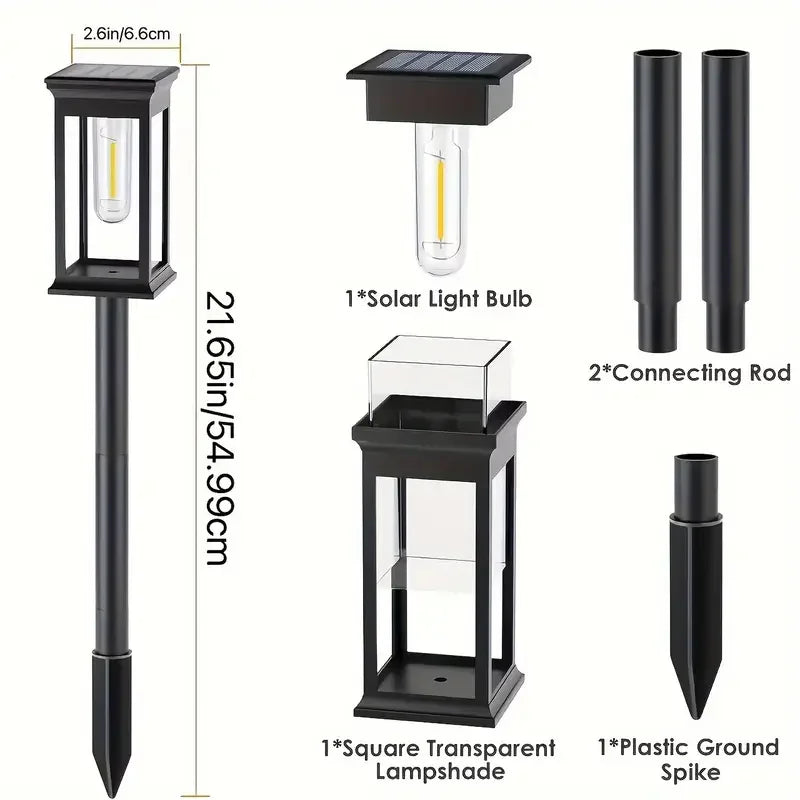 Outdoor Solar Powered Pathway and Garden Lights.