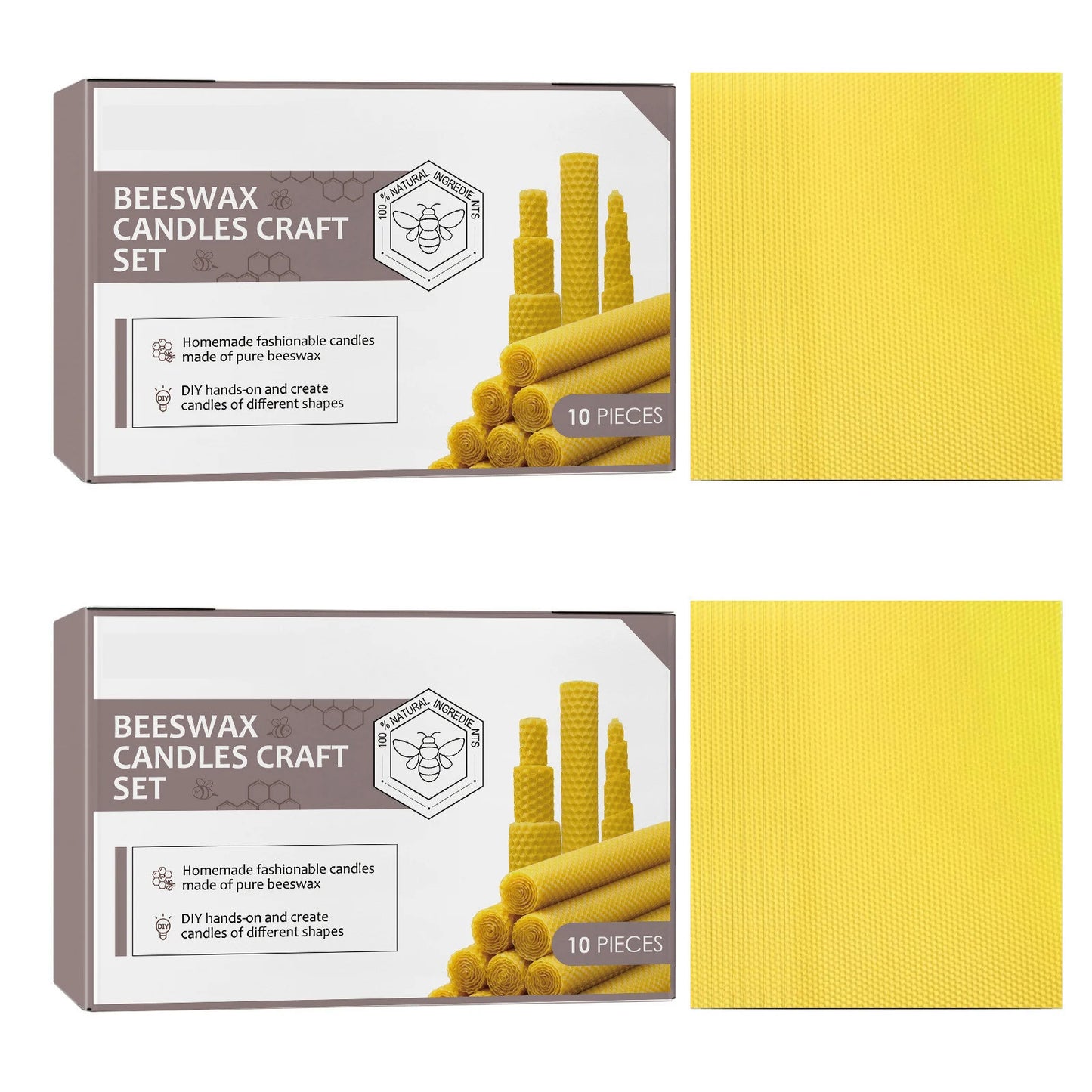 10/20/30pcs Beeswax Sheets Candle Making Crafts