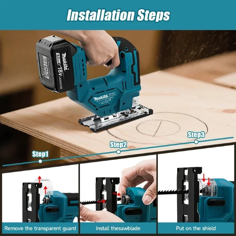 Makita DJV182 Cordless Jigsaw:18V,300W,0-2700rpm