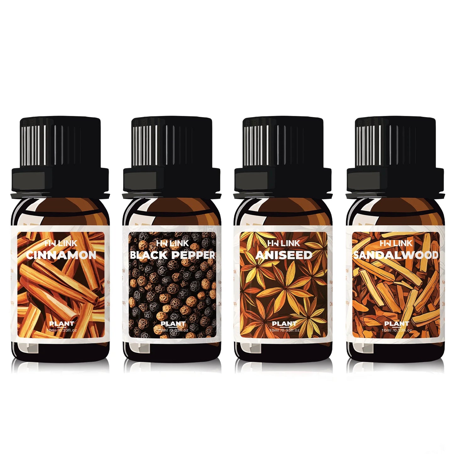 4pc Essential Oils Natural Plant 16 scents