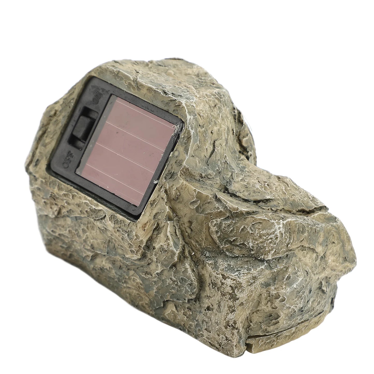 Solar Powered Lighted Stone Hide A Key