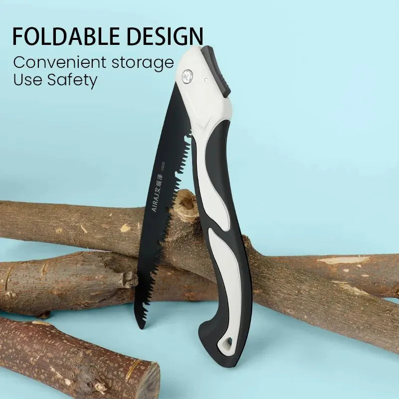 AIRAJ Woodworking Folding Saw Multifunction Cutting Wood Sharp Hand held Quick Saw.