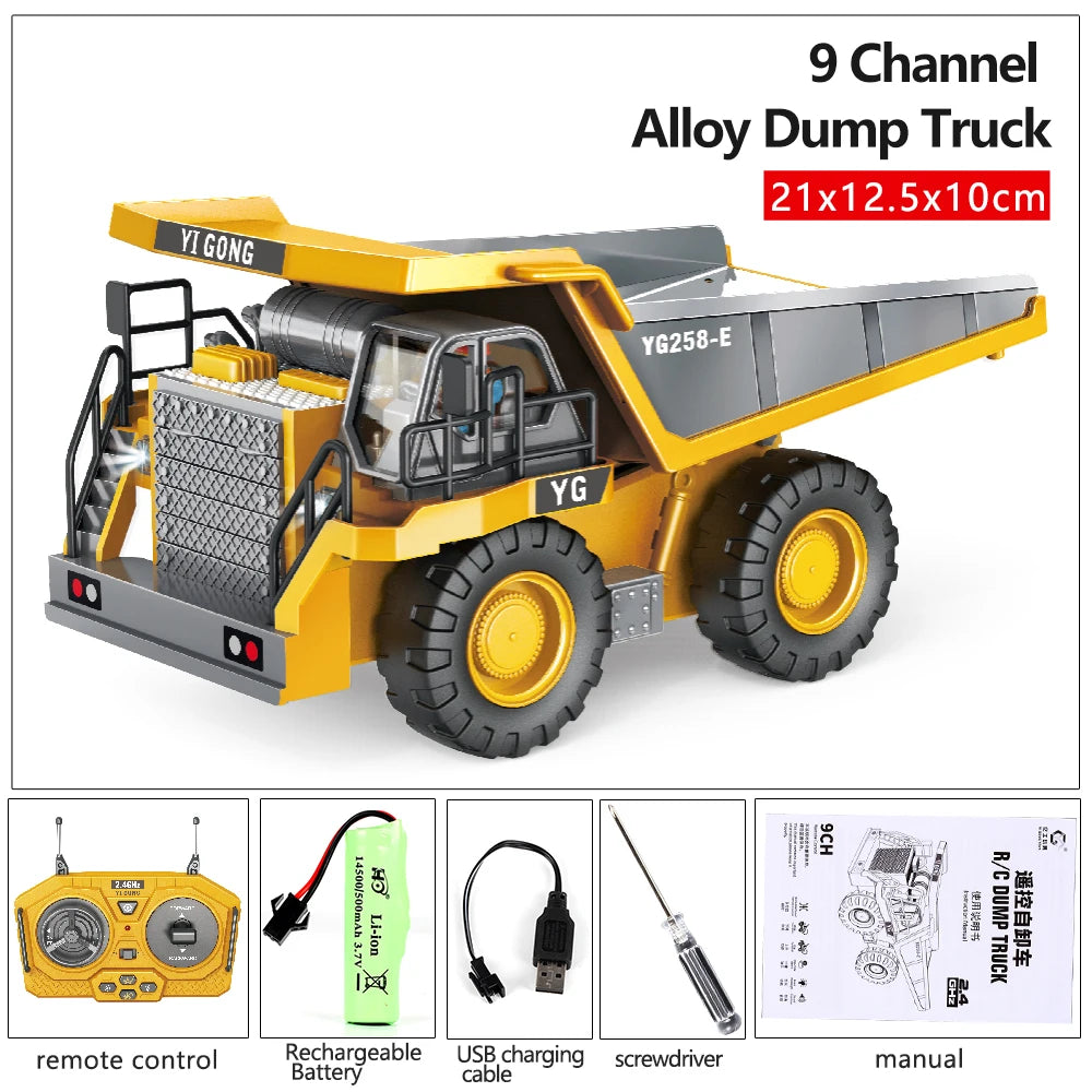 RC Remote Control 1:20 Heavy Equipment Construction Toys