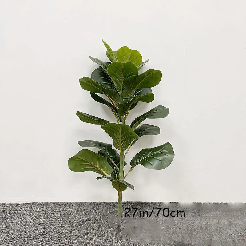 59in Large Artificial Ficus Tree Tropical Plants Green Palm Leafe's Big Monstera Tree Branch