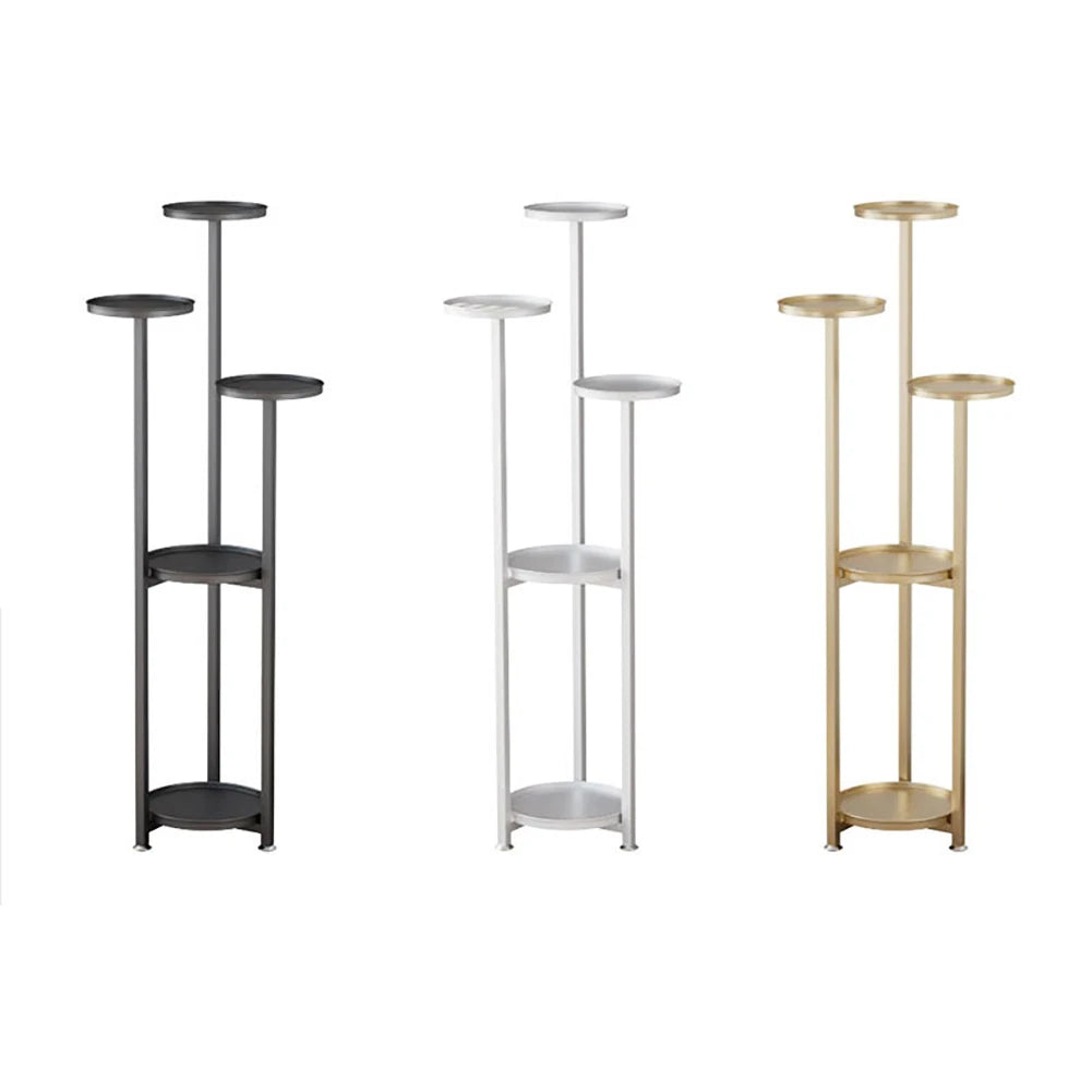 Tiered Plant Stand Indoor, Multi-Layer Metal Corner Planter Stands with Anti-slip Feet