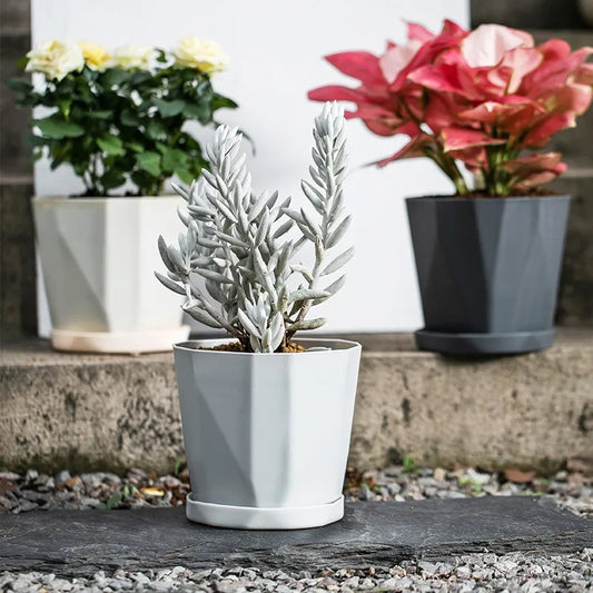 Flowerpot with Thickened Nordic Simplicity Durability and High Aesthetic Value