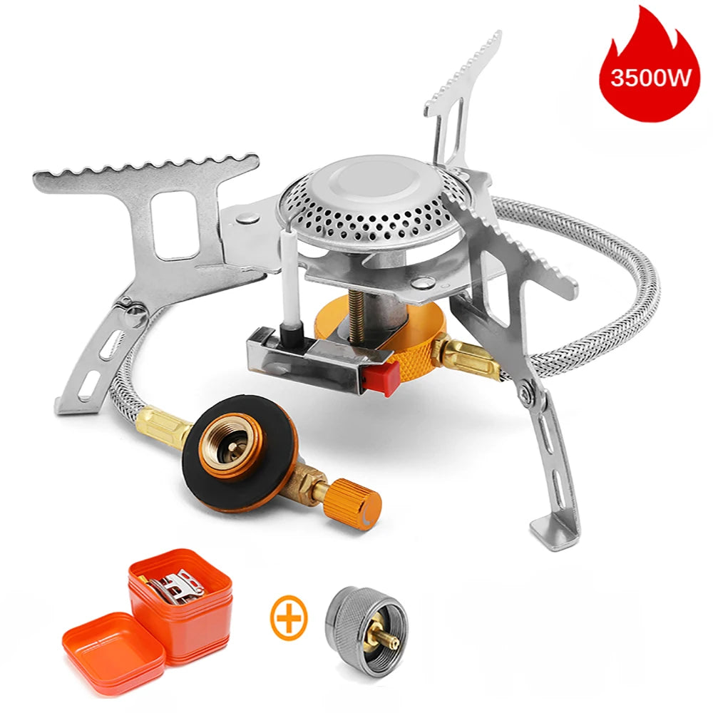Outdoor Camping Portable Windproof outdoor Head Stove Portable Burner 5800W
