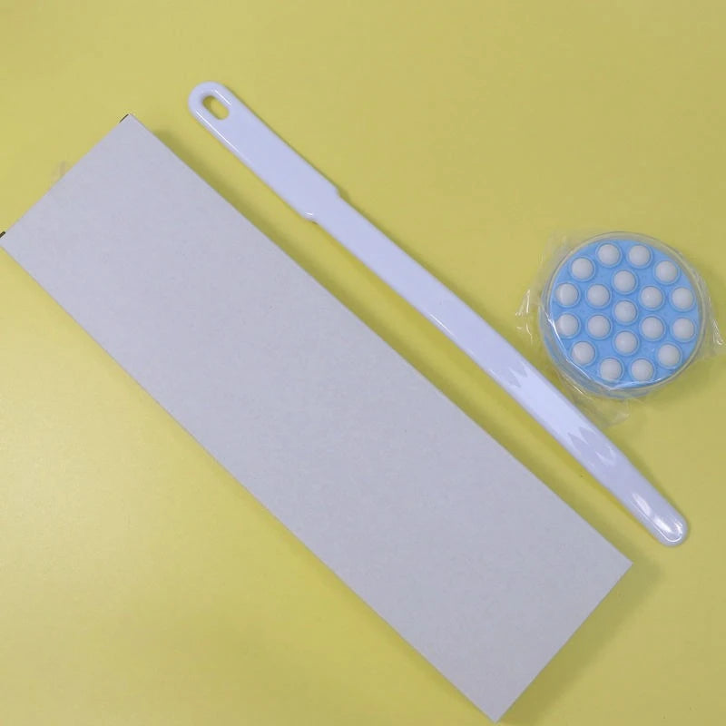 1pc Back Bath Massager Body Lotion Applicator
