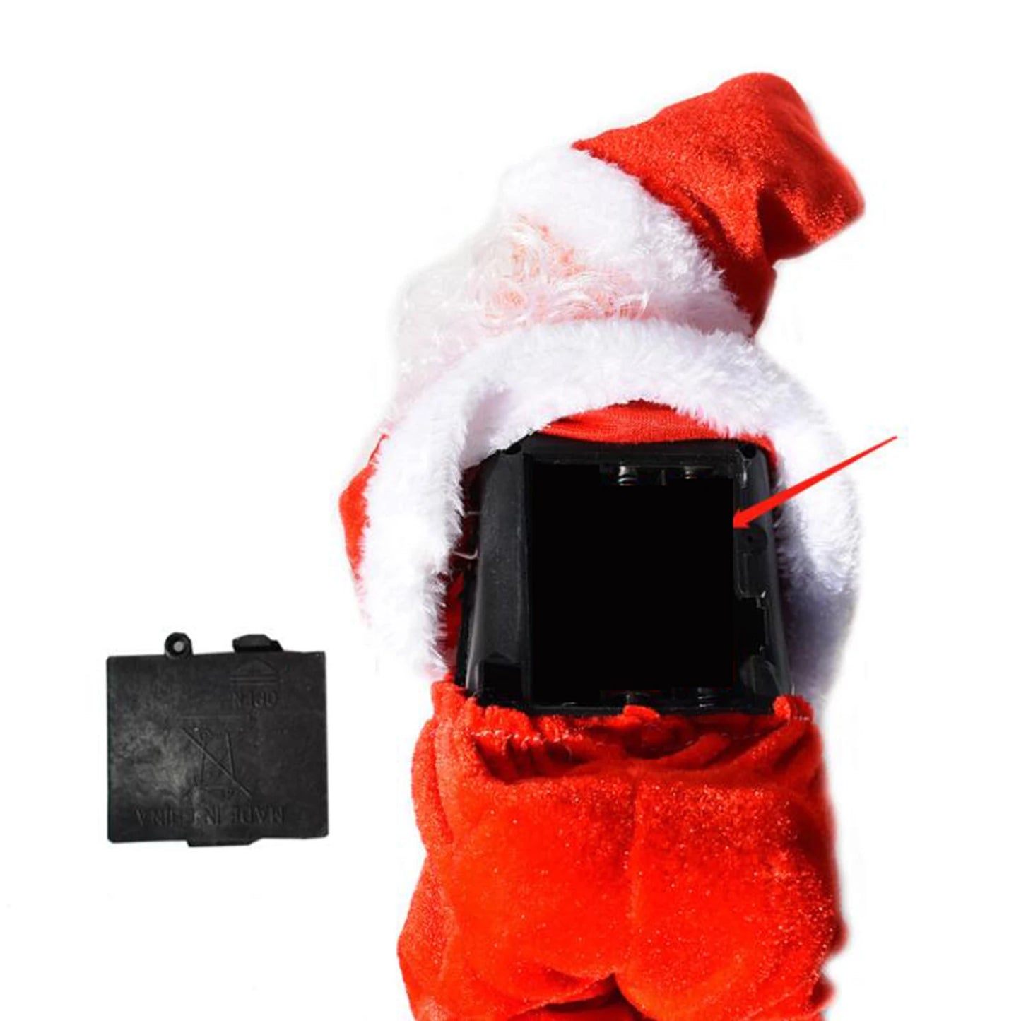 Music Electric Santa Claus Doll Twisted Hip Ornament Kids Xmas Toy for Christmas