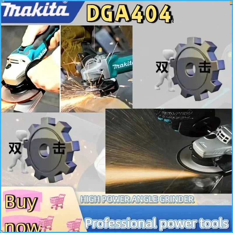 2025 Makita 18V 125mm DGA404 Brushless Lithium Angle Grinder