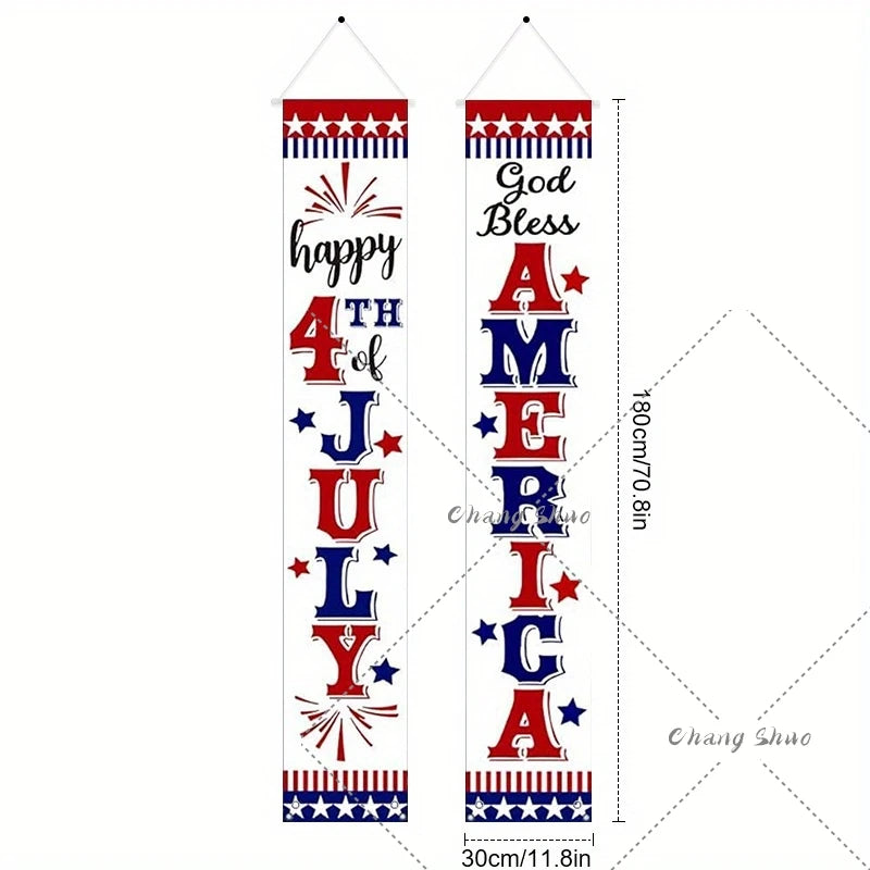 4th of July Patriotic Banners