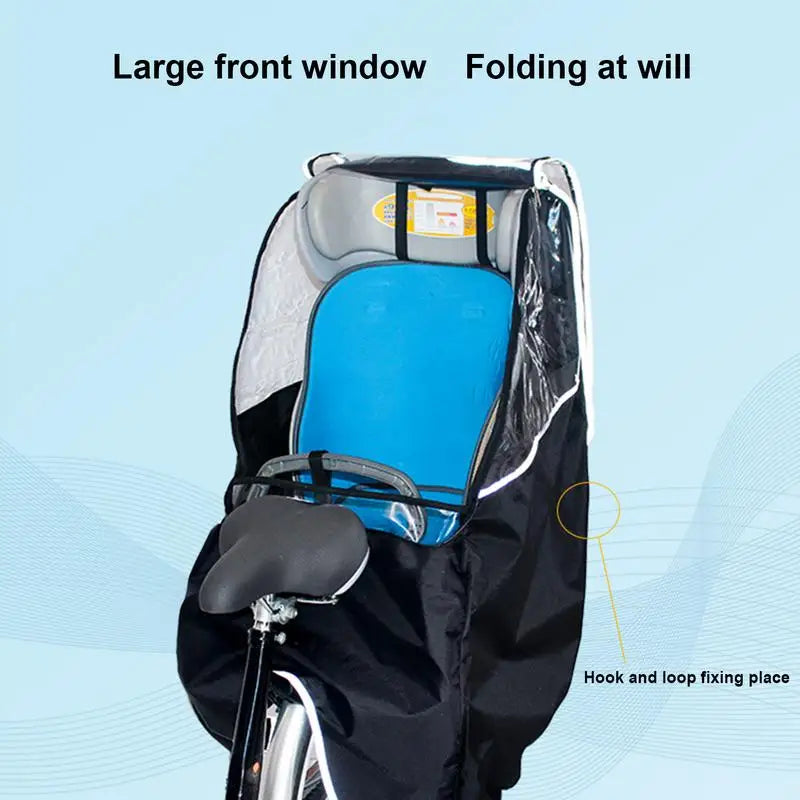 Waterproof Bike Child Seat Rain Canopy…