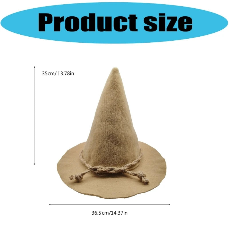 Light weight Scarecrows Witch Hat