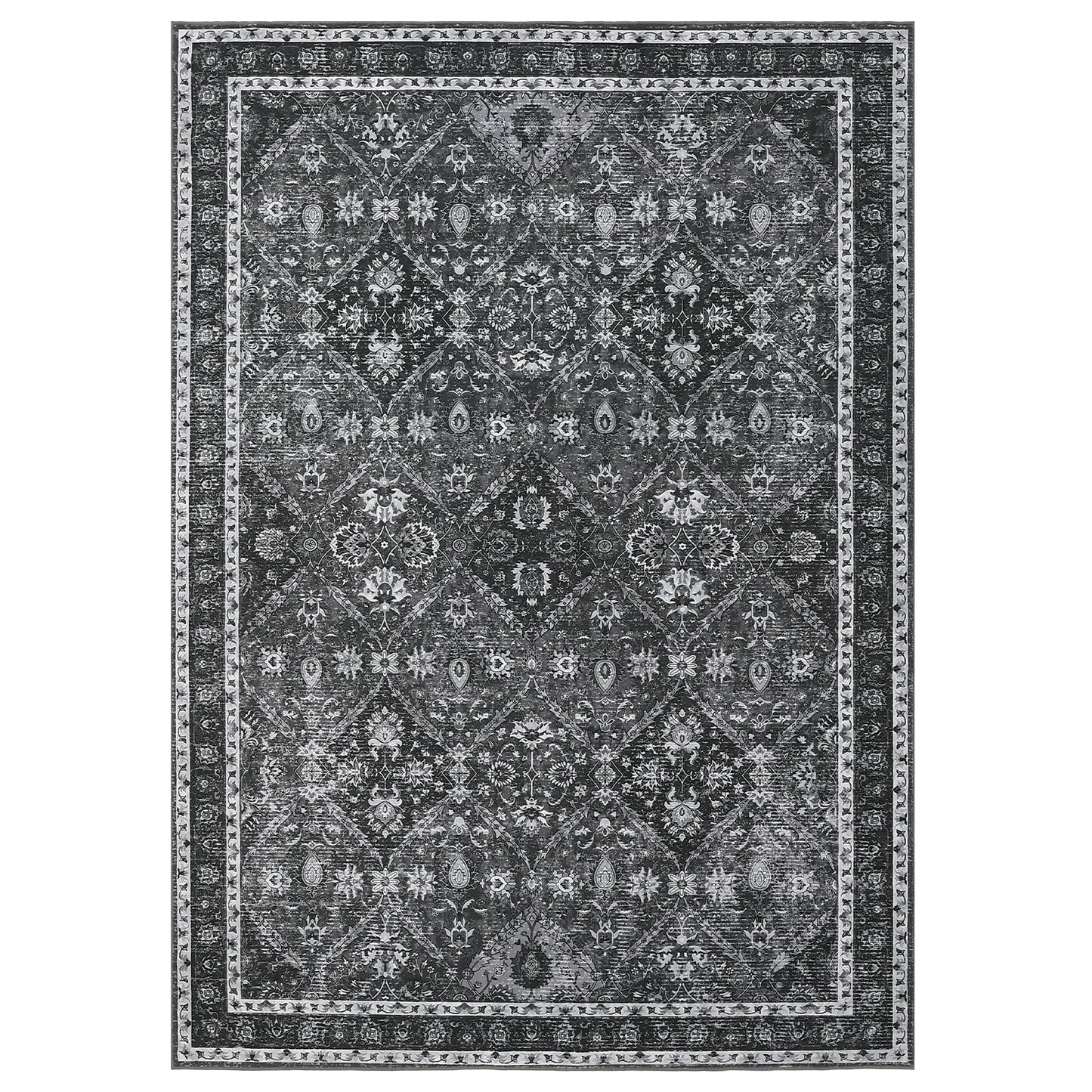 Rug for Living Room, Machine Washable, Non-Slip, Stain & Water Resistant,