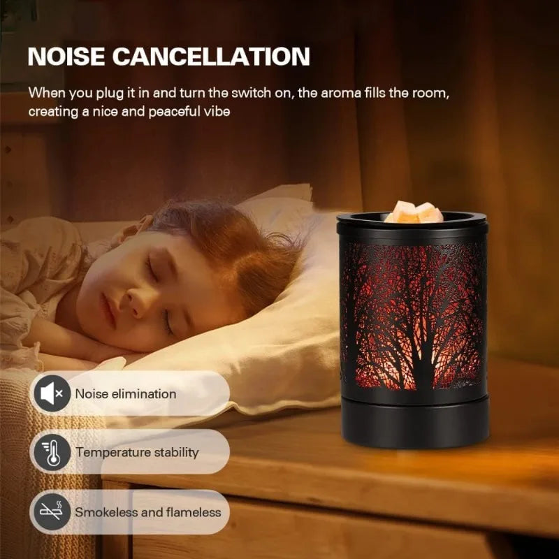 1PCS Electric Wax Melt Warmer LED Changing Light " Fragrant"