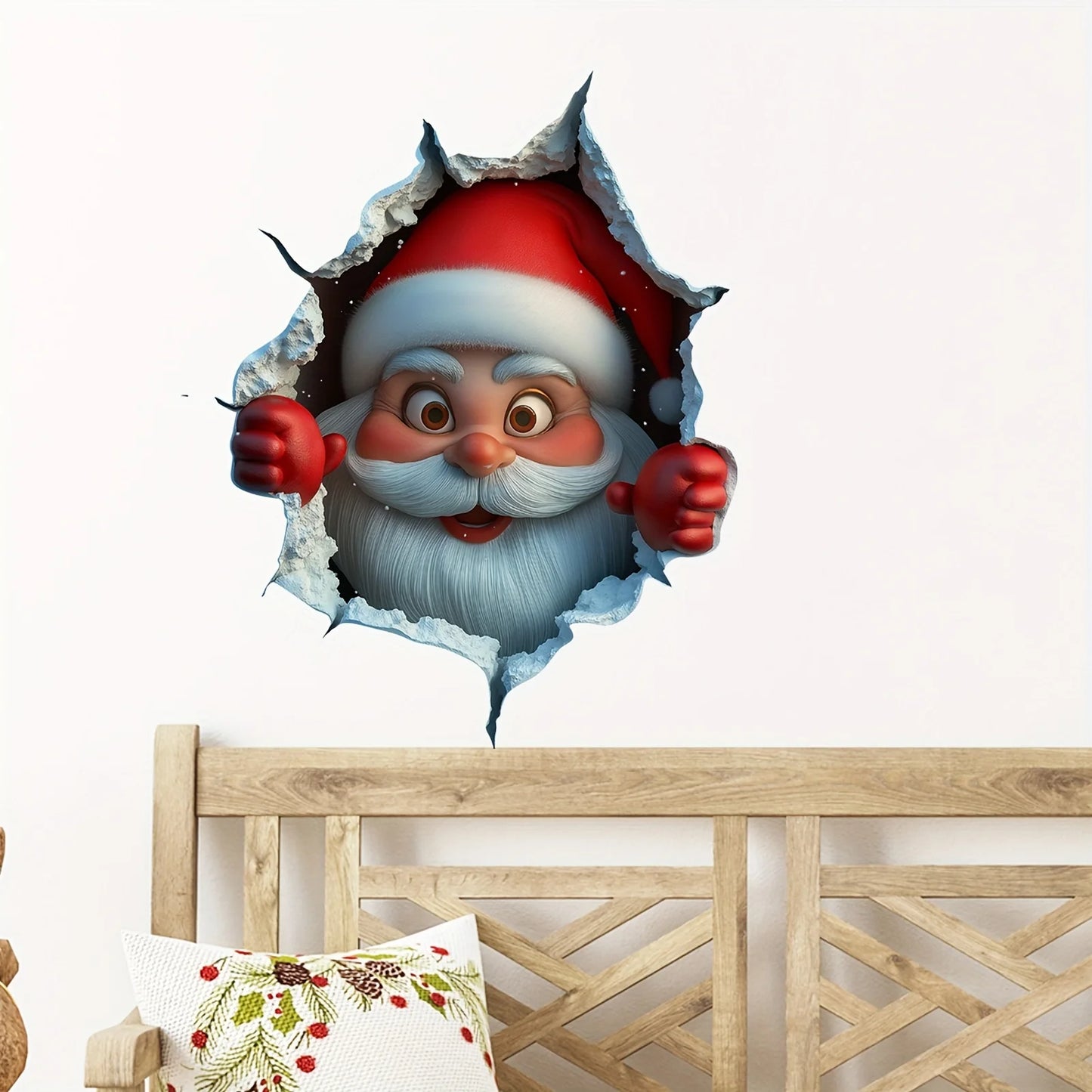 1pc Christmas Santa Wall Stickers PVC