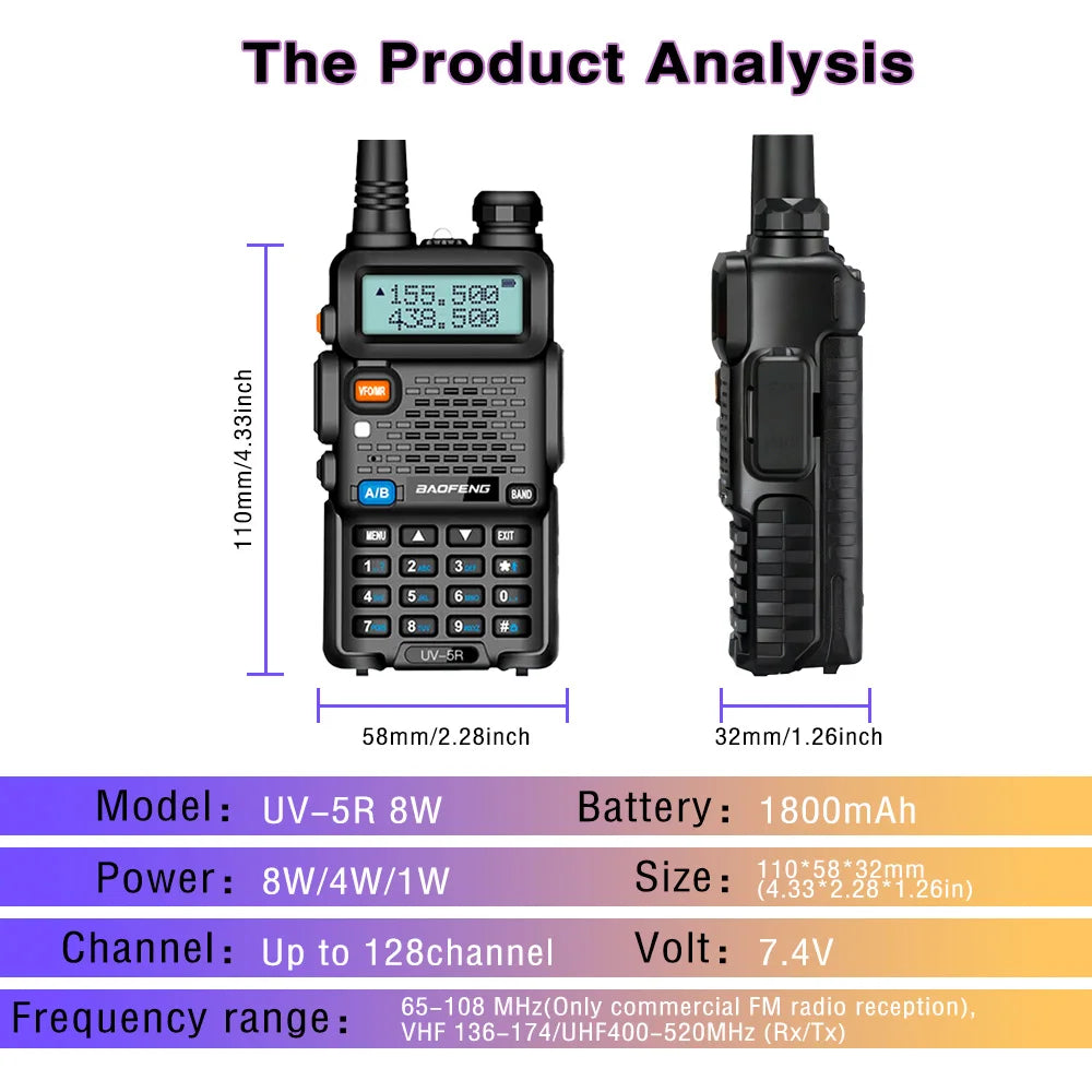 Handheld long range Hunting Two  Way Radio