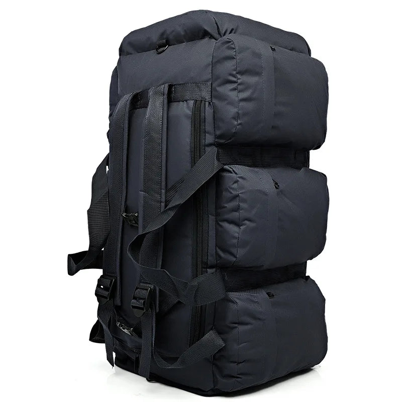 Outdoor 90L Men Tactical Luggage Bag Super Capacity Mountaineering Waterproof.