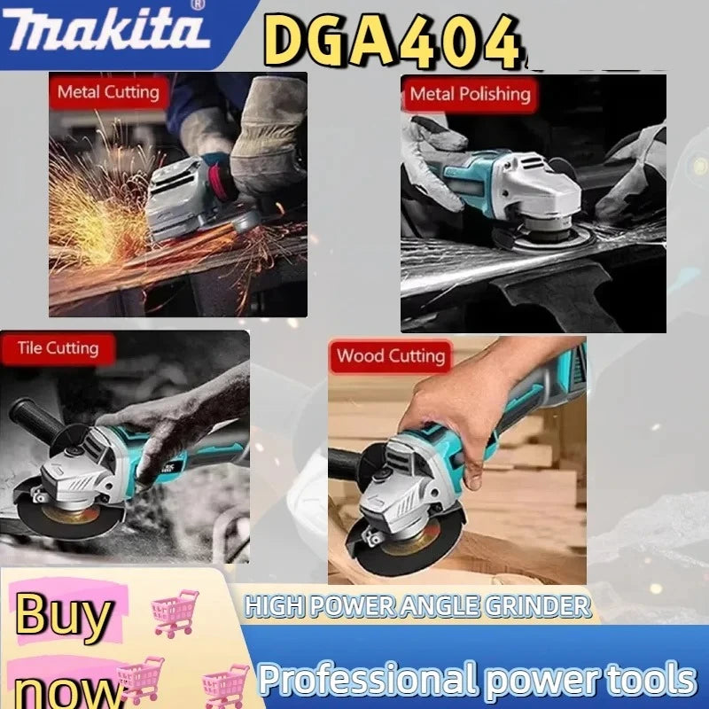 2025 Makita 18V 125mm DGA404 Brushless Lithium Angle Grinder