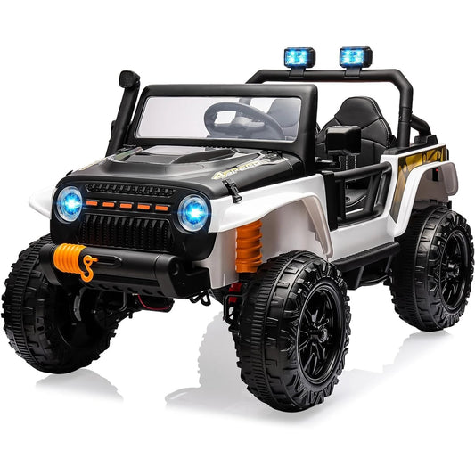 24V 2 Seater Ride On Electric Truck with Remote Control w/ 4-Wheeler Suspension 4WD