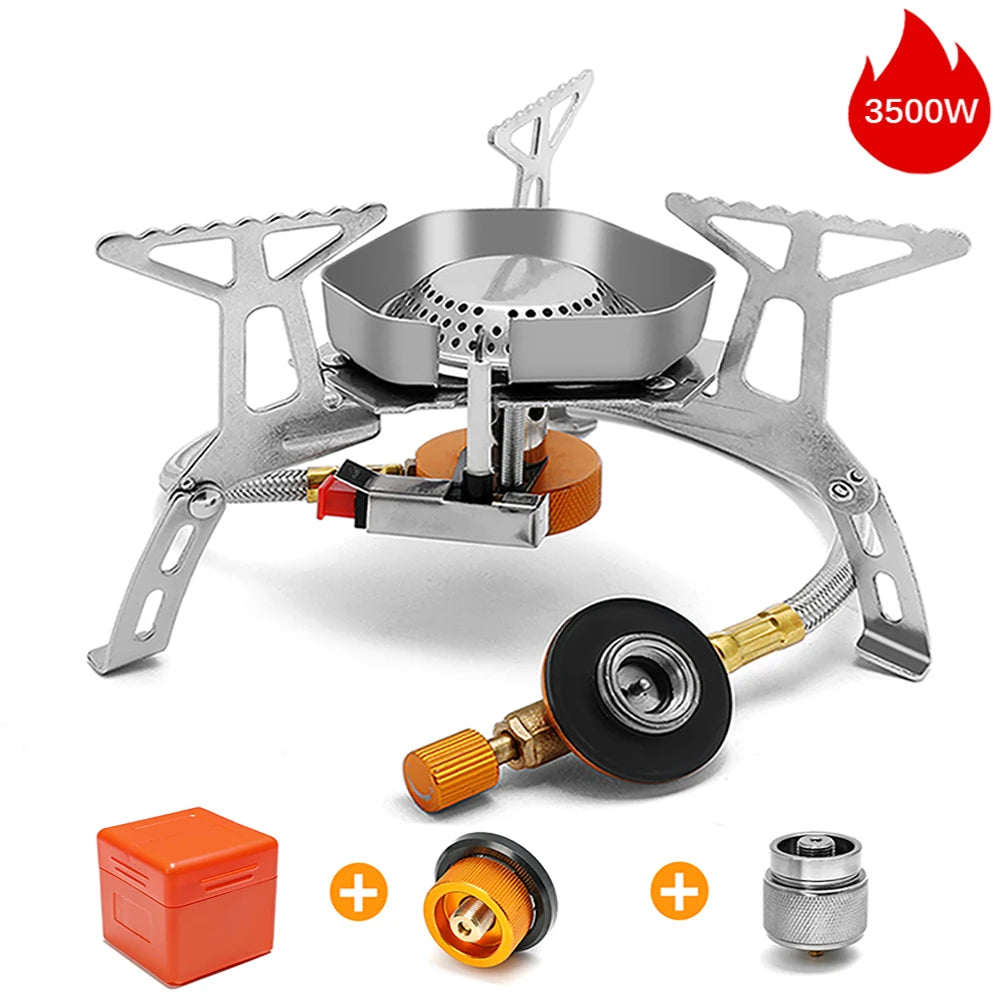 Outdoor Camping Portable Windproof outdoor Head Stove Portable Burner 5800W