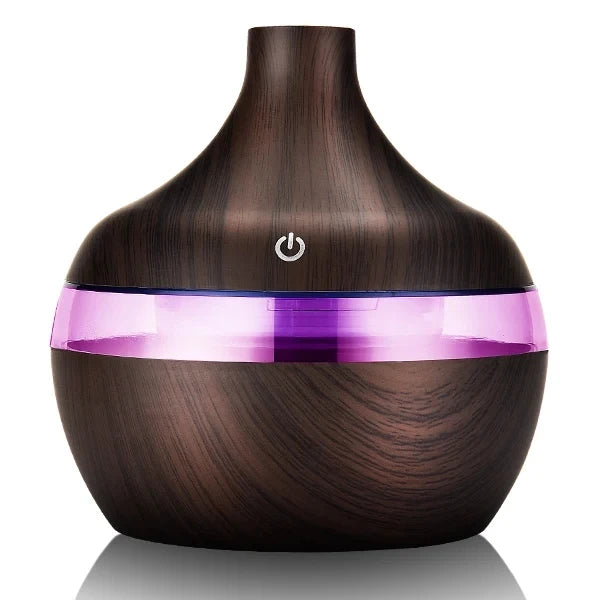 Compact USB Aroma Diffuser & Humidifier with LED Night Light