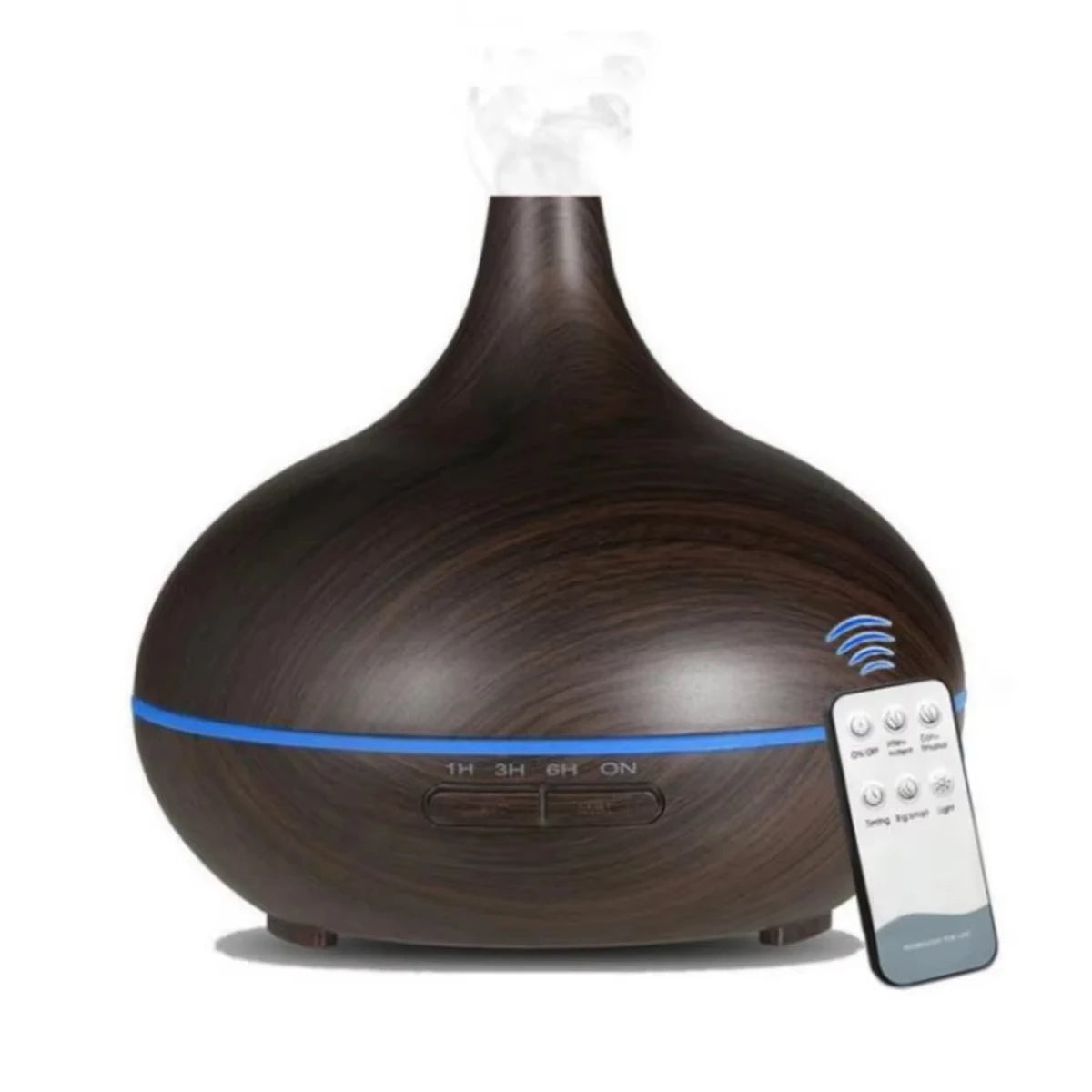 Humidifier Aromatherapy Essential Oil Diffuser Wood Grain With Remote Control