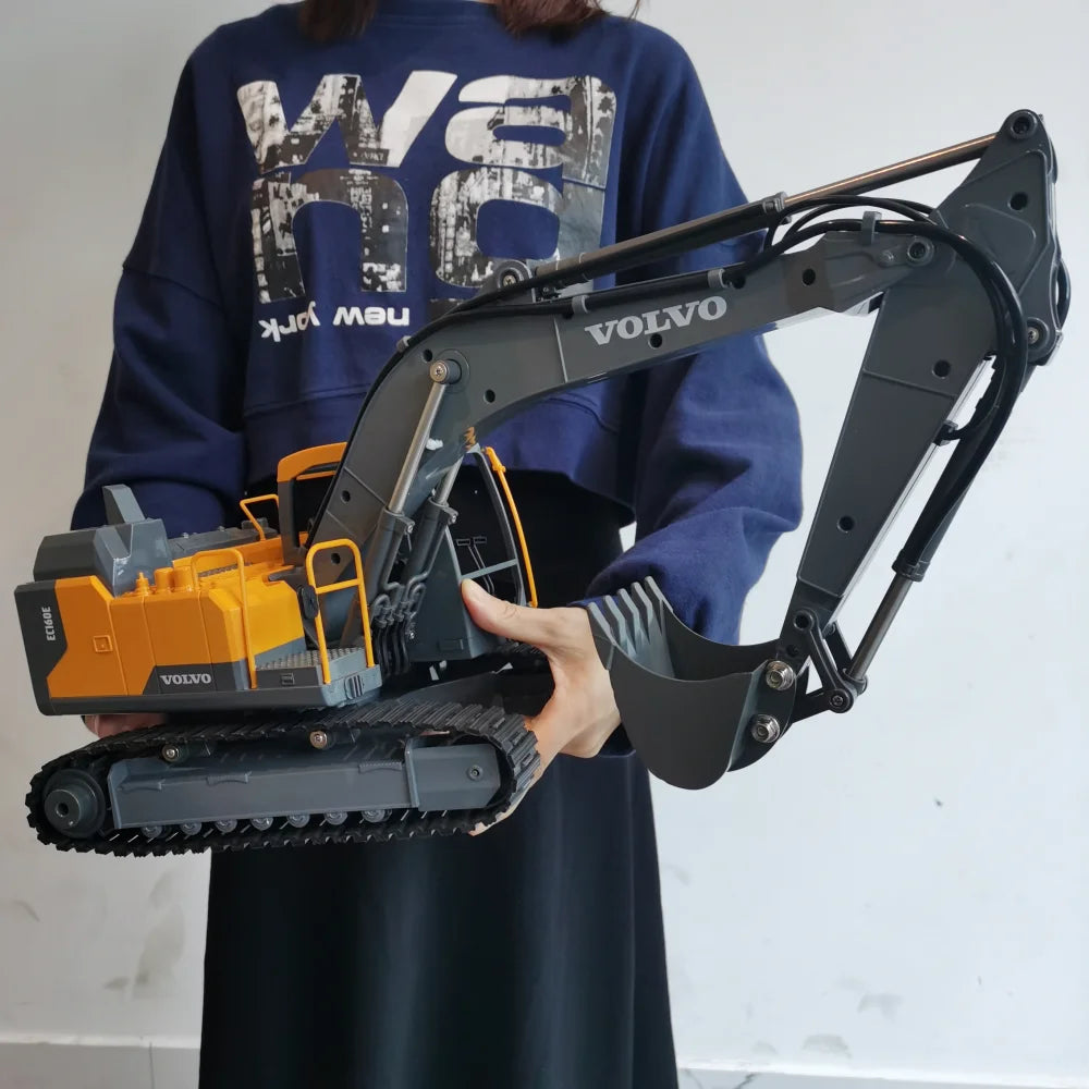 Double E E598 Large Rc Excavator 1/16 3in1 Alloy Truck E590 Remote Control