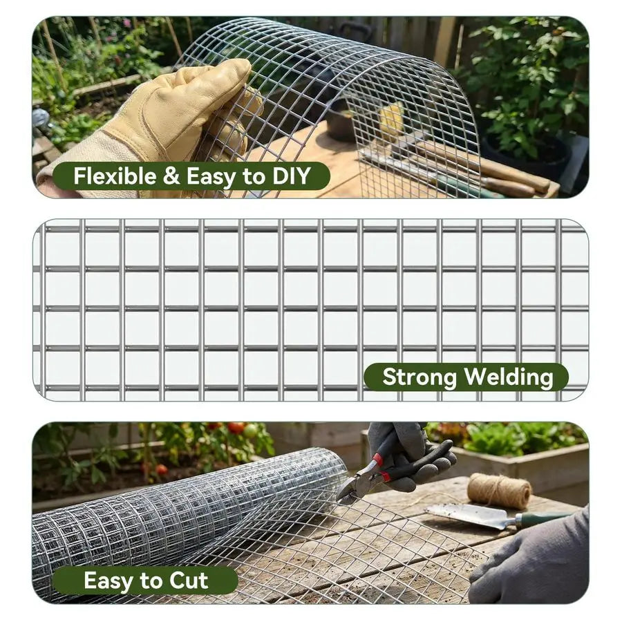 1/2 inch 48inx50ft 19 Gauge Chicken Wire Hot Dipped Galvanized After Welded