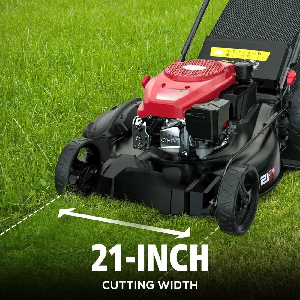 US Shipping Hot New 21 Inch 144cc 4-Cycle OHV Engine 3-in-1 Walk Behind Push Gas Lawn Mower