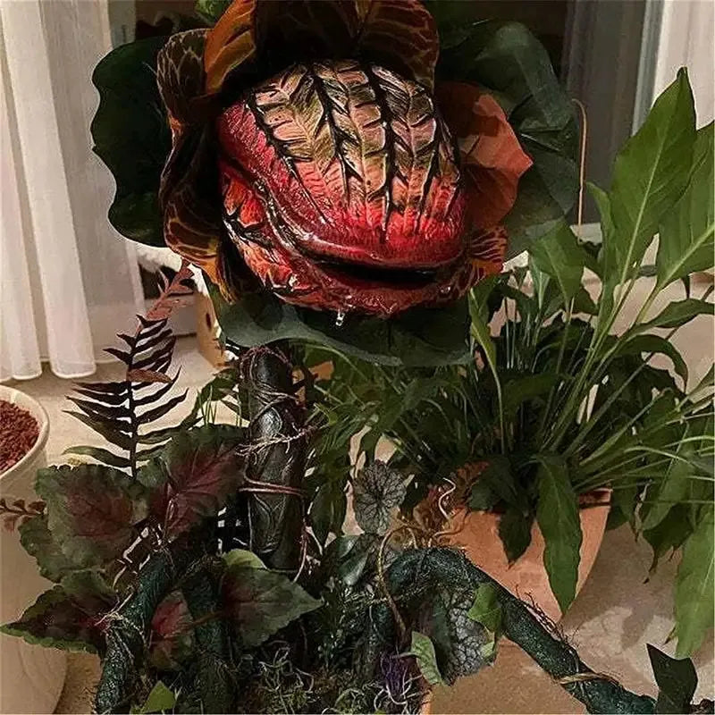 Halloween Resin Audrey II Piranha Plant Decoration Pop Movie Little Shop Of Horrors Statues