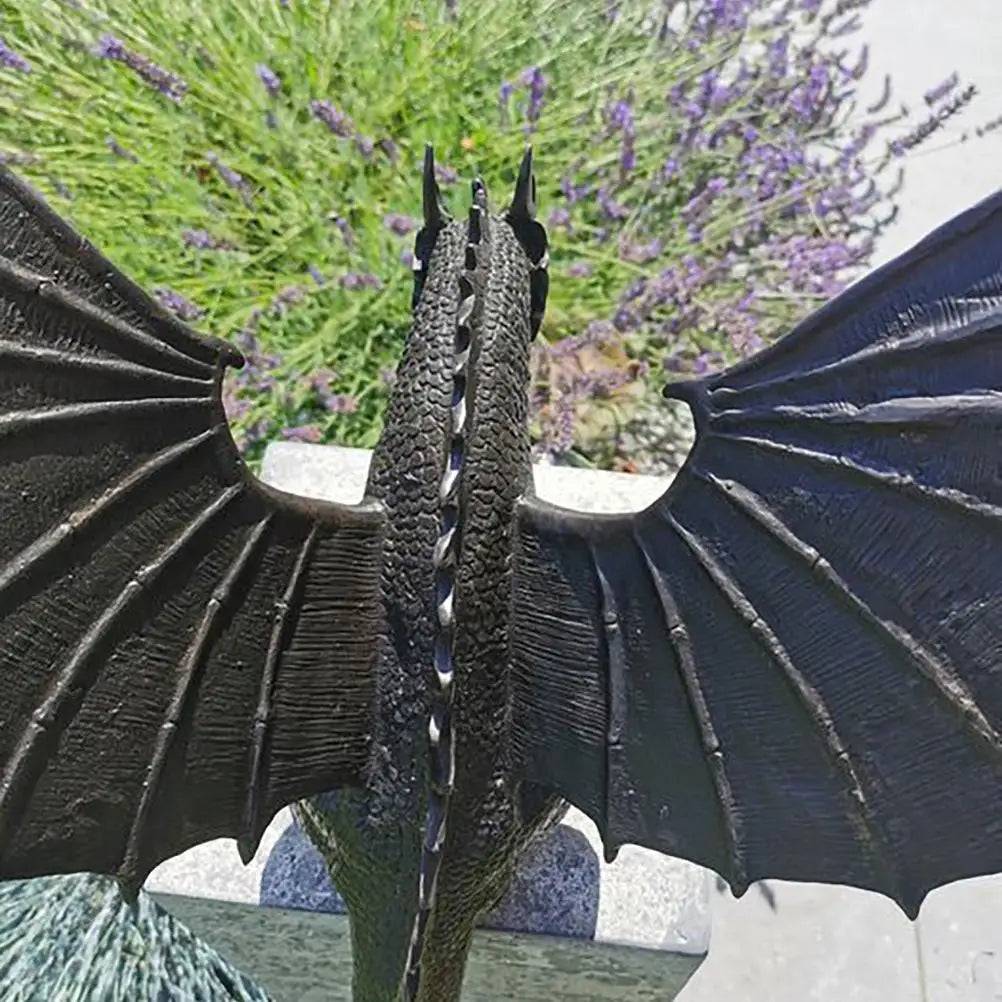 Dragon Water Fountain Sculpture for Home Garden Decoration