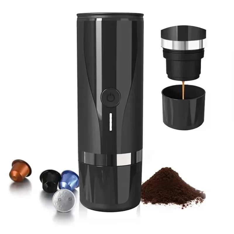 Portable Mini Smart Outdoor Camping Coffee Maker Espresso Machine Cappuccino Maker