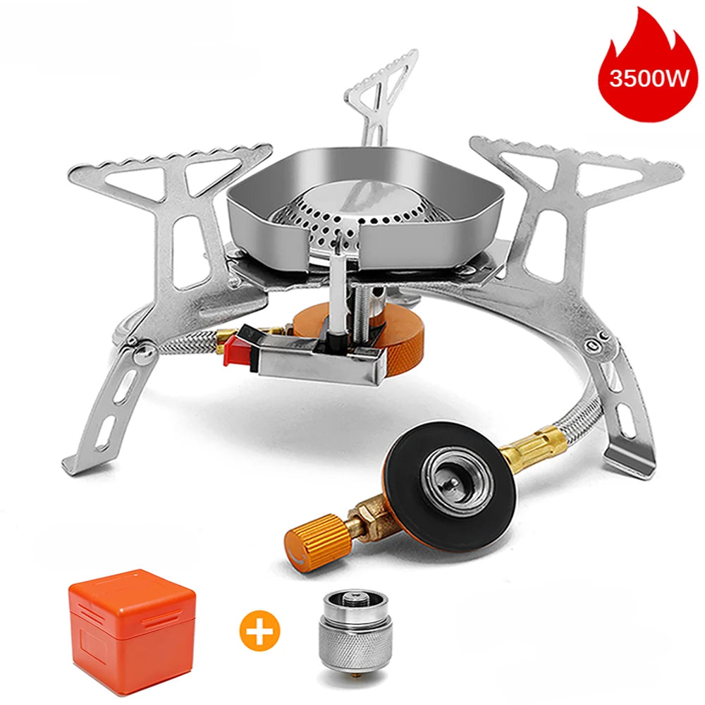 Outdoor Camping Portable Windproof outdoor Head Stove Portable Burner 5800W